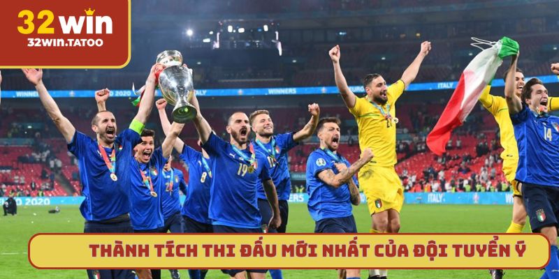 Thành tích thi đấu mới nhất của đội tuyển Ý